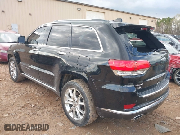 2015 Jeep Grand Cherokee Summit with VIN 1C4RJFJT1FC768707, listed as a IAAI auction lot 41863454 with 122,564 mi miles. Bid and sale history available at carsss.com. Image 3.
