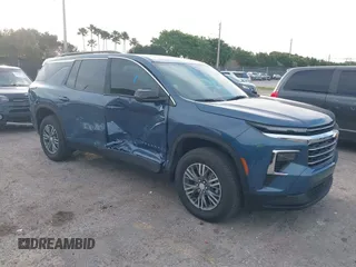 2024 Chevrolet Traverse FWD LT with VIN 1GNERGKS1RJ202864, listed as a IAAI auction lot 41633590 with 3,421 mi miles and . Bid and sale history available at DreamBid. Image 1.