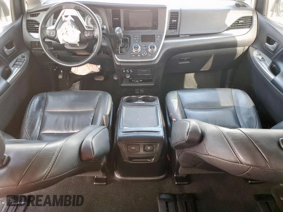 2015 Toyota Sienna SE with VIN 5TDXK3DC0FS636468, listed as a Copart auction lot 60164835 with 146,390 mi miles and Salvage title. Bid and sale history available at DreamBid. Image 8.
