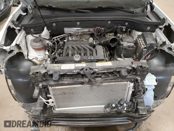 2023 Volkswagen Atlas SEL R-Line Black with VIN 1V2SR2CA6PC508575, listed as a Copart auction lot 48376905 with 35,327 mi miles and Salvage title. Bid and sale history available at DreamBid. Image 12.