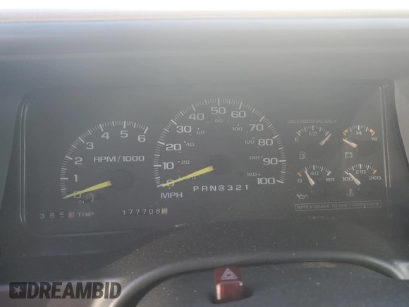1998 GMC Yukon with VIN 1GKEK13R9WJ711087, listed as a Copart auction lot 73795594 with 177,708 mi miles and Non Repairable. Bid and sale history available at carsss.com. Image 9.