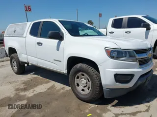 2018 Chevrolet Colorado 2WD Work Truck with VIN 1GCHSBEAXJ1287644, listed as a IAAI auction lot 42734585 with 110,496 mi miles and . Bid and sale history available at DreamBid. Image 1.