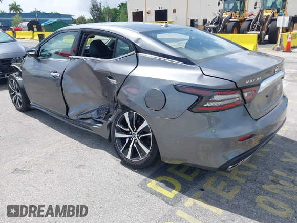 2021 Nissan Maxima SV z VIN 1N4AA6CVXMC508952, wystawiony jako IAAI lot #42491745 z przebiegiem 66 250 mil mil oraz . Historia ofert i sprzedaży dostępna na DreamBid. Obrazek 3.