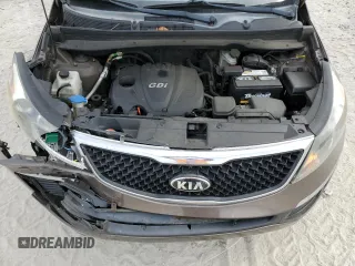 2015 Kia Sportage LX with VIN KNDPB3AC9F7698837, listed as a Copart auction lot 54319155 with 156,113 mi miles and Salvage Title. Bid and sale history available at carsss.com. Image 12.