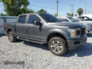 2020 Ford F-150 XL with VIN 1FTEW1E55LKD05940, listed as a Copart auction lot 51272825 with 0 mi miles and Salvage Title. Bid and sale history available at carsss.com. Image 4.