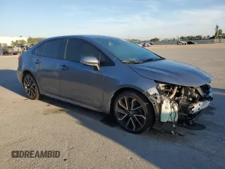 2020 Toyota Corolla XSE with VIN JTDT4RCE0LJ022138, listed as a Copart auction lot 50644235 with 83,370 mi miles and Salvage Title. Bid and sale history available at carsss.com. Image 4.