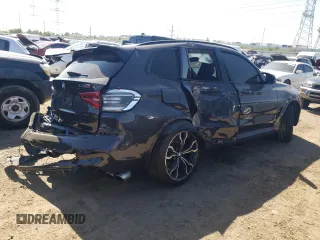 2020 BMW X3 M Competition with VIN 5YMTS0C04L9C48006, listed as a Copart auction lot 69702214 with 0 mi miles and Clean Title. Bid and sale history available at carsss.com. Image 3.