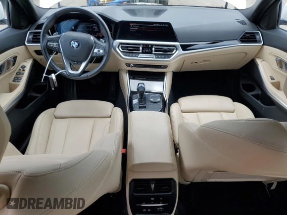 2019 BMW 3 Series 330i xDrive with VIN WBA5R7C52KAJ82287, listed as a Copart auction lot 62350575 with 71,803 mi miles and Salvage title. Bid and sale history available at DreamBid. Image 8.