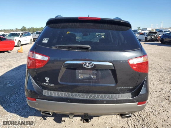 2007 Hyundai Veracruz GLS with VIN KM8NU13C77U027443, listed as a Copart auction lot 87513265 with 197,326 mi miles and Salvage Title. Bid and sale history available at carsss.com. Image 6.