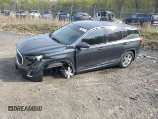 2018 GMC Terrain SLE with VIN 3GKALMEV9JL179204, listed as a Copart auction lot 52967215 with 177,963 mi miles and Salvage Title. Bid and sale history available at carsss.com. Image 1.