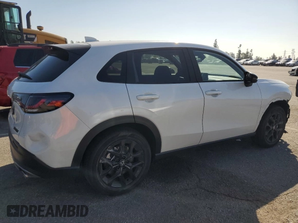 2024 Honda HR-V Sport with VIN 3CZRZ1H50RM747587, listed as a Copart auction lot 46662915 with 6,621 mi miles and Salvage Title. Bid and sale history available at carsss.com. Image 3.