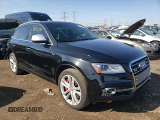2016 Audi SQ5 Premium Plus with VIN WA1CCBFP3GA105263, listed as a Copart auction lot 46296184 with 103,518 mi miles. Bid and sale history available at carsss.com. Image 4.