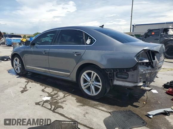 2015 Volkswagen Passat SEL Premium with VIN 1VWCV7A36FC007670, listed as a Copart auction lot 60208065 with 143,703 mi miles and Salvage title. Bid and sale history available at DreamBid. Image 2.