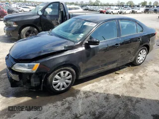 2012 Volkswagen Jetta S with VIN 3VW2K7AJXCM473938, listed as a Copart auction lot 53061685 with 87,881 mi miles and Salvage title. Bid and sale history available at DreamBid. Image 1.