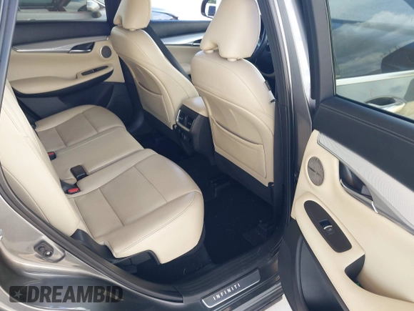 2019 Infiniti QX50 Essential with VIN 3PCAJ5M14KF107297, listed as a IAAI auction lot 42279368 with 93,168 mi miles and . Bid and sale history available at DreamBid. Image 8.