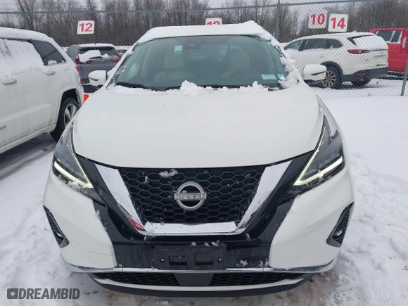 2023 Nissan Murano SV with VIN 5N1AZ2BSXPC130666, listed as a IAAI auction lot 41432365 with 42,772 mi miles. Bid and sale history available at carsss.com. Image 12.