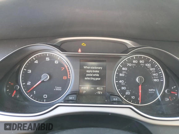 2015 Audi A4 Premium z VIN WAUBFAFLXFN023485, wystawiony jako Copart lot #51520335 z przebiegiem 85 913 mil mil oraz Szkoda całkowita • Salvage title. Historia ofert i sprzedaży dostępna na DreamBid. Obrazek 9.