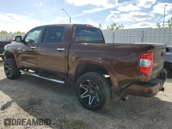 2015 Toyota Tundra Platinum z VIN 5TFAY5F14FX438207, wystawiony jako Copart lot #57484605 z przebiegiem 156 684 mil mil oraz Czysty tytuł • Clean title. Historia ofert i sprzedaży dostępna na DreamBid. Obrazek 2.