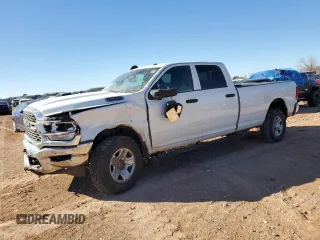 2023 Ram 2500 Tradesman with VIN 3C6UR5HJ0PG567128, listed as a Copart auction lot 87616015 with 56,057 mi miles and Clean Title. Bid and sale history available at carsss.com. Image 1.