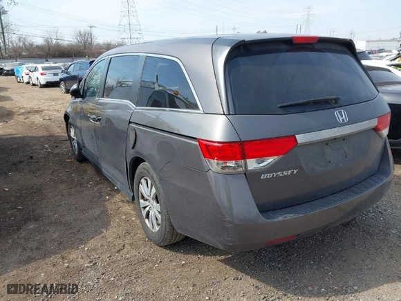 2016 Honda Odyssey EX-L with VIN 5FNRL5H63GB098523, listed as a IAAI auction lot 41779553 with NaN miles. Bid and sale history available at carsss.com. Image 3.