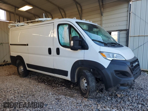 2023 Ram ProMaster Cargo with VIN 3C6LRVAG6PE576888, listed as a Copart auction lot 71168204 with Not Provided miles and Salvage Title. Bid and sale history available at DreamBid. Image 4.