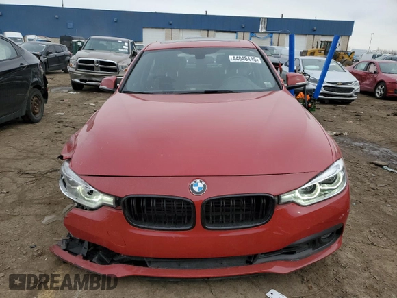 2018 BMW 3 Series 320i xDrive with VIN WBA8E5G57JNU47932, listed as a Copart auction lot 44040445 with 64,217 mi miles and Clean Title. Bid and sale history available at carsss.com. Image 5.