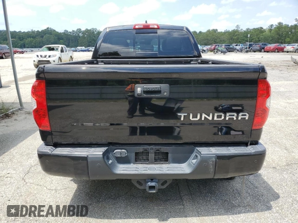 2021 Toyota Tundra SR with VIN 5TFRY5F10MX299595, listed as a Copart auction lot 58428885 with 43,707 mi miles and Salvage title. Bid and sale history available at DreamBid. Image 6.
