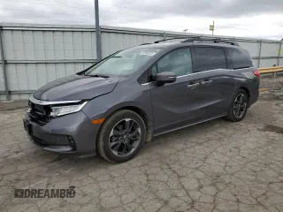 2022 Honda Odyssey Elite z VIN 5FNRL6H92NB023650, wystawiony jako Copart lot #52093035 z przebiegiem 64 119 mil mil oraz Szkoda całkowita • Salvage title. Historia ofert i sprzedaży dostępna na DreamBid. Obrazek 1.