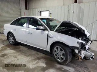 2008 Ford Taurus Limited with VIN 1FAHP25W68G137797, listed as a Copart auction lot 51628665 with 141,125 mi miles and Salvage Title. Bid and sale history available at DreamBid. Image 4.