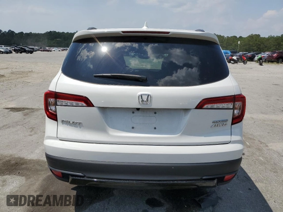 2022 Honda Pilot Special Edition with VIN 5FNYF6H28NB097712, listed as a Copart auction lot 57801695 with 27,992 mi miles and Salvage title. Bid and sale history available at DreamBid. Image 6.