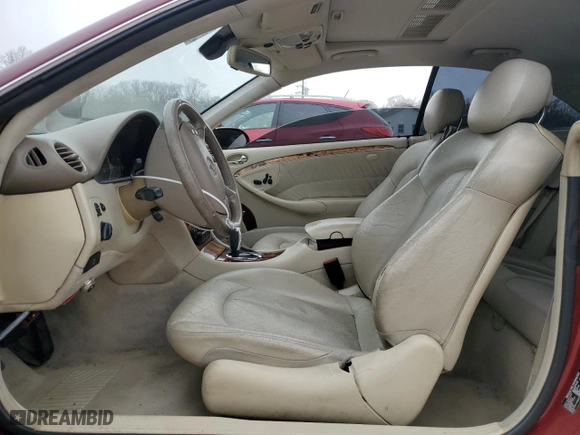 2003 Mercedes-Benz CLK-Class 5.0L with VIN WDBTJ75J83F022638, listed as a Copart auction lot 46781465 with 187,121 mi miles and Salvage Title. Bid and sale history available at carsss.com. Image 7.