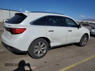2015 Acura MDX Advance/Entertainment Pkg with VIN 5FRYD3H86FB007658, listed as a Copart auction lot 51811295 with 105,265 mi miles and Salvage Title. Bid and sale history available at carsss.com. Image 3.