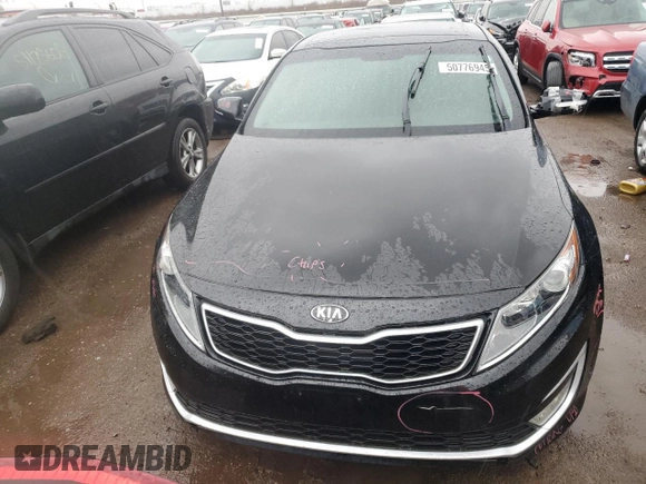 2013 Kia Optima Hybrid EX with VIN KNAGM4AD4D5054421, listed as a Copart auction lot 50776945 with 137,452 mi miles and Salvage Title. Bid and sale history available at carsss.com. Image 5.