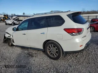 2015 Nissan Pathfinder SV with VIN 5N1AR2MN9FC722484, listed as a Copart auction lot 48152865 with 158,445 mi miles and Salvage Title. Bid and sale history available at carsss.com. Image 2.