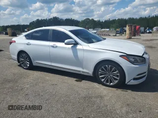 2017 Genesis G80 3.8L z VIN KMHGN4JE6HU210152, wystawiony jako Copart lot #56148105 z przebiegiem 114 821 mil mil oraz Szkoda całkowita • Salvage title. Historia ofert i sprzedaży dostępna na DreamBid. Obrazek 4.