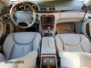 2006 Mercedes-Benz S 500 with VIN WDBNG75J56A476841, listed as a Copart auction lot 75056844 with 155,289 mi miles and Salvage Title. Bid and sale history available at carsss.com. Image 8.