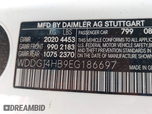 2014 Mercedes-Benz C 250 with VIN WDDGJ4HB9EG186697, listed as a IAAI auction lot 42447765 with 99,700 mi miles and . Bid and sale history available at DreamBid. Image 9.