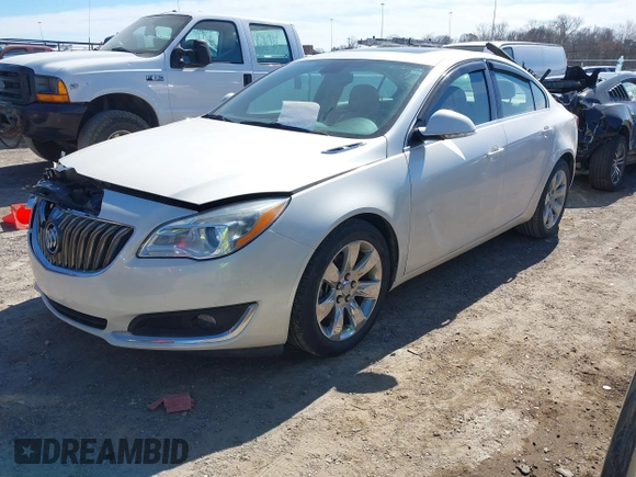 2014 Buick Regal with VIN 2G4GK5EX9E9287858, listed as a IAAI auction lot 41608772 with 47,827 mi miles. Bid and sale history available at carsss.com. Image 2.