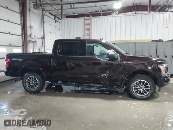 2020 Ford F-150 XL with VIN 1FTEW1E40LKE55705, listed as a IAAI auction lot 41603276 with 33,603 mi miles. Bid and sale history available at carsss.com. Image 14.