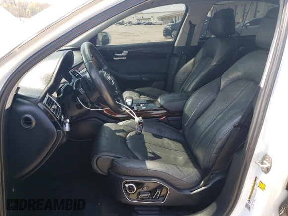 2015 Audi A8 3.0T with VIN WAU3GAFD1FN000655, listed as a Copart auction lot 52792305 with 133,387 mi miles and Salvage Title. Bid and sale history available at DreamBid. Image 7.
