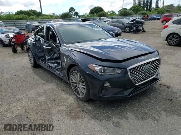 2020 Genesis G70 2.0T with VIN KMTG64LA3LU062323, listed as a Copart auction lot 60740084 with 51,342 mi miles and Non repairable. Bid and sale history available at DreamBid. Image 11.