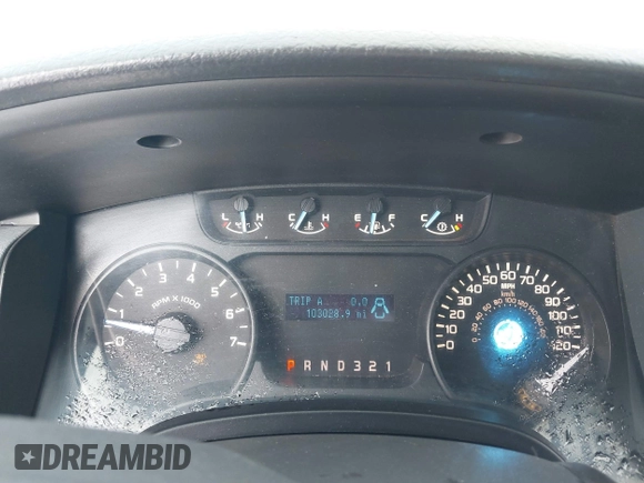 2012 Ford F-150 XL with VIN 1FTMF1CMXCKD01467, listed as a IAAI auction lot 41565658 with 103,028 mi miles. Bid and sale history available at carsss.com. Image 7.