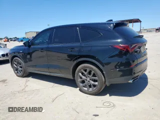 2022 Acura MDX w/A-Spec Package with VIN 5J8YE1H09NL043709, listed as a Copart auction lot 57502445 with 32,046 mi miles and Salvage title. Bid and sale history available at DreamBid. Image 2.