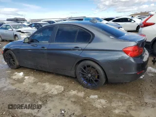 2014 BMW 3 Series 328i with VIN WBA3C1C56EK107483, listed as a Copart auction lot 47889065 with 0 mi miles and Salvage Title. Bid and sale history available at carsss.com. Image 2.