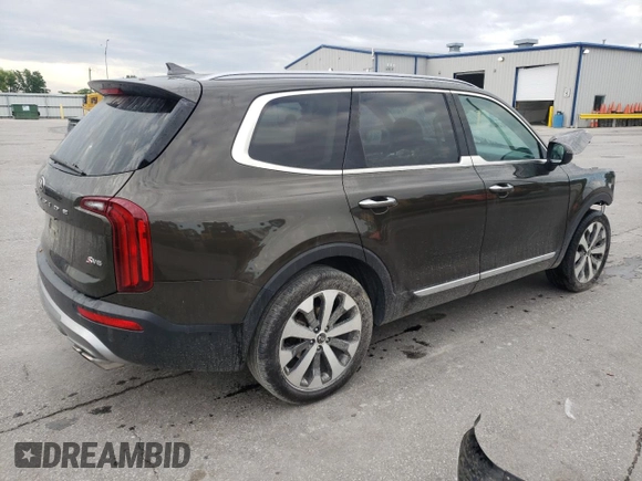 2020 Kia Telluride S z VIN 5XYP64HC0LG054917, wystawiony jako Copart lot #55049535 z przebiegiem 84 575 mil mil oraz Szkoda całkowita • Salvage title. Historia ofert i sprzedaży dostępna na DreamBid. Obrazek 3.