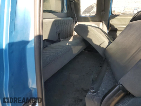 1993 Ford F-150 with VIN 1FTEX15N6PKB47692, listed as a Copart auction lot 43487355 with 129,417 mi miles and Salvage Title. Bid and sale history available at carsss.com. Image 10.