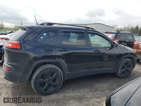 2017 Jeep Cherokee Limited with VIN 1C4PJMDBXHW569154, listed as a Copart auction lot 55126605 with 129,201 mi miles and Salvage Title. Bid and sale history available at DreamBid. Image 3.