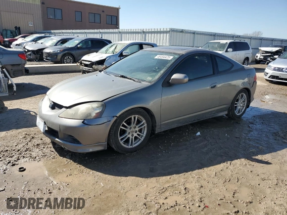 2006 Acura RSX with VIN JH4DC54886S005996, listed as a Copart auction lot 46494425 with 183,401 mi miles and Salvage Title. Bid and sale history available at carsss.com. Image 1.