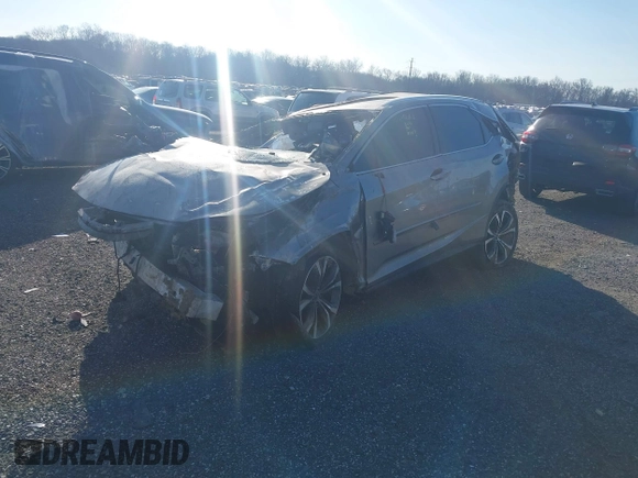 2019 Lexus RX with VIN 2T2BZMCA3KC207125, listed as a IAAI auction lot 41695417 with 1 mi miles. Bid and sale history available at carsss.com. Image 17.