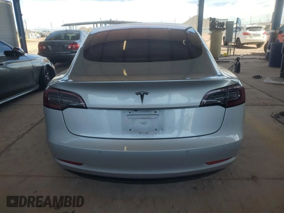 2018 Tesla Model 3 Long Range Battery with VIN 5YJ3E1EA2JF016631, listed as a Copart auction lot 55527095 with 129,547 mi miles and Salvage Title. Bid and sale history available at DreamBid. Image 6.